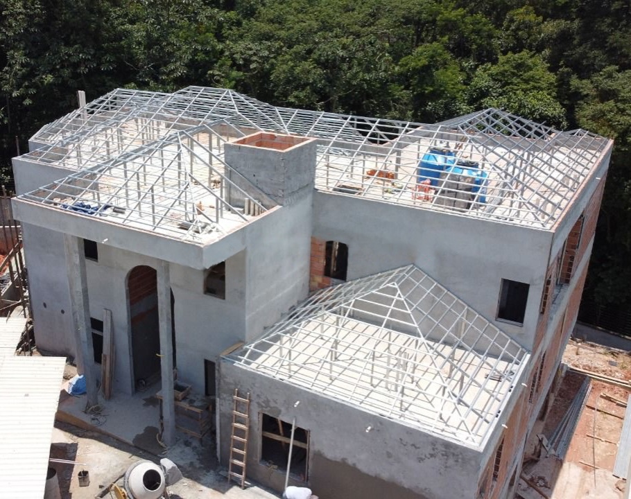 Residência com estrutura metálica